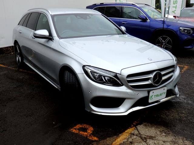 Cクラスステーションワゴン C220d ステーションワゴン スポーツ本革仕様 AMG18AW AMGフルエアロ ブラックレザー HDDナビ フルセグTV USB BTオーディオ Bカメラ ヘッドアップディスプレイ PTS ドラレコ ETC パワーリアゲート パドルシフト(17枚目)