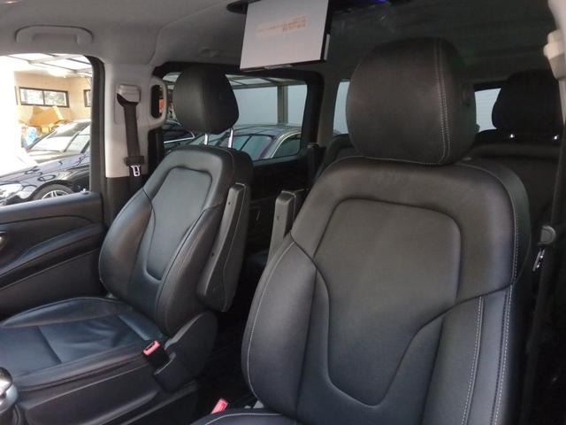 Ｖクラス 　純正１８ＡＷ　ブラックレザー　ＨＤＤナビ　フルセグＴＶ　１２．８インチフリップダウンモニター　ブルメスターサウンド　３６０°カメラ　ＥＴＣ　ＬＥＤヘッドライト　シートヒーター　メモリーパワーシート（27枚目）