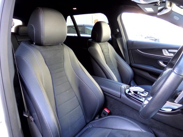 Eクラスステーションワゴン E220d ステーションワゴンアバンギャルドスポーツ AMG19AW AMGフルエアロ ハーフレザーシート HDDナビ フルセグTV 360°カメラ PTS LEDヘッドライト シートヒーター メモリーパワーシート レーダーセーフティPKG(34枚目)