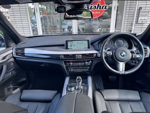 Ｘ５ ｘＤｒｉｖｅ　３５ｉ　Ｍスポーツ　１オーナー・ブラックレザーシート・メモリー機能付きパワーシート・シートヒーター・ナビ・ＴＶ・バックカメラ・前後ドラレコ・ＥＴＣ・１９ＡＷ・パワーバックドア（12枚目）