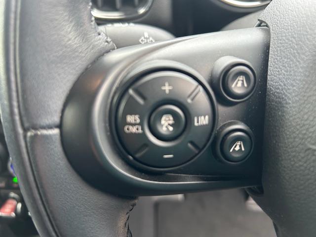 左右のボタンでアクティブクルーズコントロールと音響のボリュームが操作できます