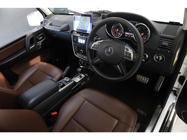 G350d ラグジュアリーPKG 最終モデル サンルーフ ブラウンレザー harman/kardon シートヒーター 8インチスマホ連動ナビ(7枚目)