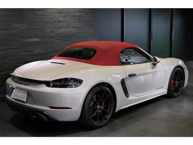 ７１８ボクスター ７１８ボクスターＧＴＳ　４．０　ＰＤＫ　ＳＰカラー／クレヨン　ＰＤＬＳ付きＬＥＤヘッドライト　ＡＣＣ　レーンチェンジアシスト　２０２５ｙモデル　１オーナー　左Ｈ　走行７００ｋｍ（3枚目）