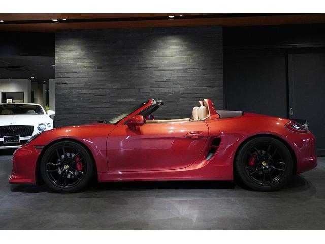 ボクスター ボクスターS S PDK 左ハンドル 希少色アマランスレッド スポーツクロノPKG パワークラフトマフラー ベージュインテリア ブラウン幌 MY2014 PDLS(18枚目)