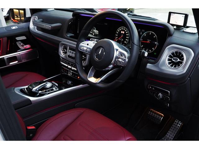 Gクラス G400d Gマヌファクトゥーアプログラム AMGライン ラグジュアリーPKG ナッパレザー Burmester マットブラック21AW(12枚目)