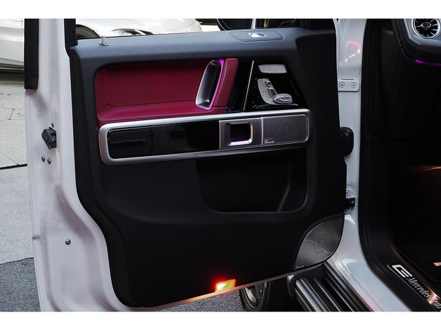 Gクラス G400d Gマヌファクトゥーアプログラム AMGライン ラグジュアリーPKG ナッパレザー Burmester マットブラック21AW(29枚目)