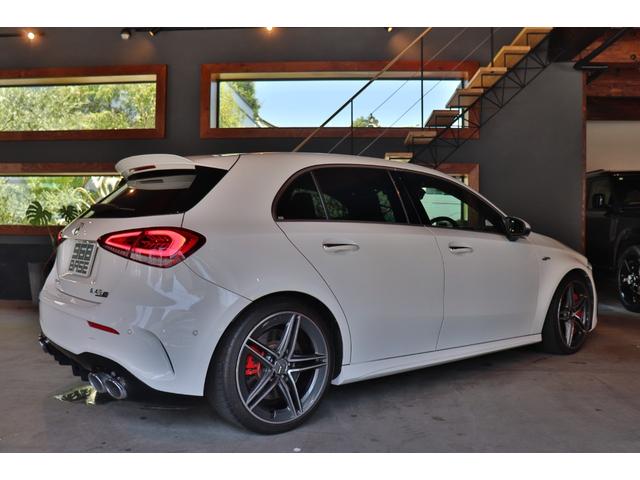 Ａクラス Ａ４５　Ｓ　４マチック＋　ＡＭＧパフォーマンスＰＫＧ　ＡＭＧアドバンスドＰＫＧ　ＨＵＤ　レーダーセーフティ　シートヒーター　シートクーラー　ナビ　地デジ　ＥＴＣ　３６０°カメラ　コーナーセンサー　前後ドラレコ　レーダー探知機（3枚目）