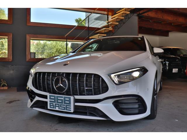 Ａクラス Ａ４５　Ｓ　４マチック＋　ＡＭＧパフォーマンスＰＫＧ　ＡＭＧアドバンスドＰＫＧ　ＨＵＤ　レーダーセーフティ　シートヒーター　シートクーラー　ナビ　地デジ　ＥＴＣ　３６０°カメラ　コーナーセンサー　前後ドラレコ　レーダー探知機（5枚目）