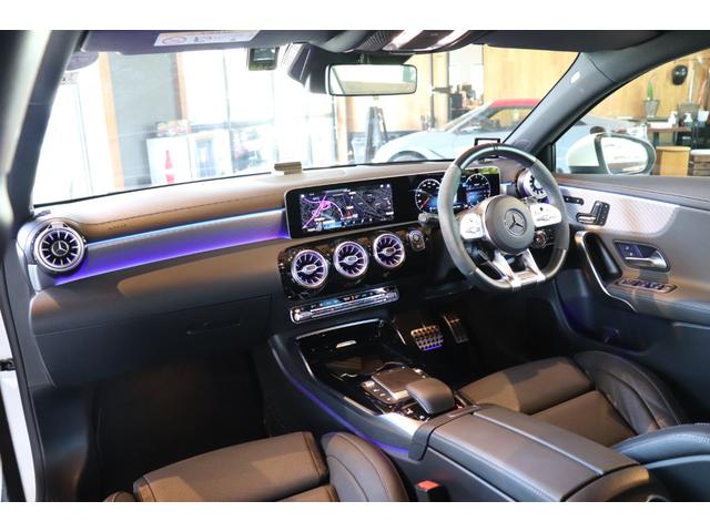 Ａクラス Ａ４５　Ｓ　４マチック＋　ＡＭＧパフォーマンスＰＫＧ　ＡＭＧアドバンスドＰＫＧ　ＨＵＤ　レーダーセーフティ　シートヒーター　シートクーラー　ナビ　地デジ　ＥＴＣ　３６０°カメラ　コーナーセンサー　前後ドラレコ　レーダー探知機（8枚目）