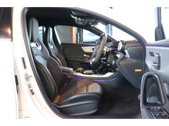 Ａクラス Ａ４５　Ｓ　４マチック＋　ＡＭＧパフォーマンスＰＫＧ　ＡＭＧアドバンスドＰＫＧ　ＨＵＤ　レーダーセーフティ　シートヒーター　シートクーラー　ナビ　地デジ　ＥＴＣ　３６０°カメラ　コーナーセンサー　前後ドラレコ　レーダー探知機（54枚目）