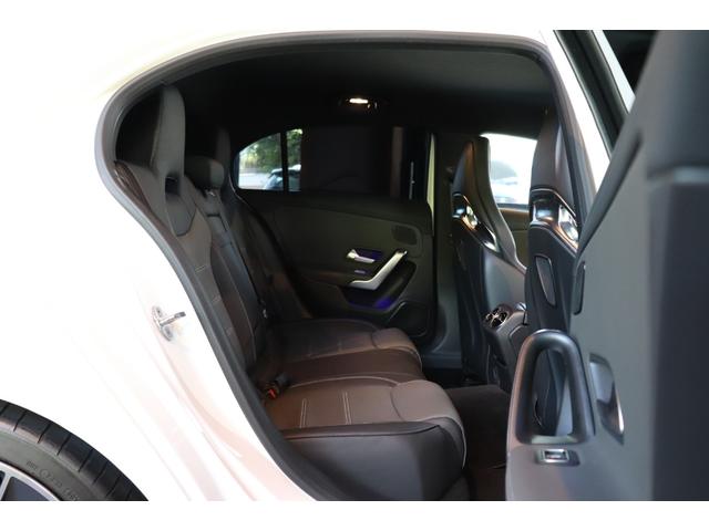 Ａクラス Ａ４５　Ｓ　４マチック＋　ＡＭＧパフォーマンスＰＫＧ　ＡＭＧアドバンスドＰＫＧ　ＨＵＤ　レーダーセーフティ　シートヒーター　シートクーラー　ナビ　地デジ　ＥＴＣ　３６０°カメラ　コーナーセンサー　前後ドラレコ　レーダー探知機（55枚目）
