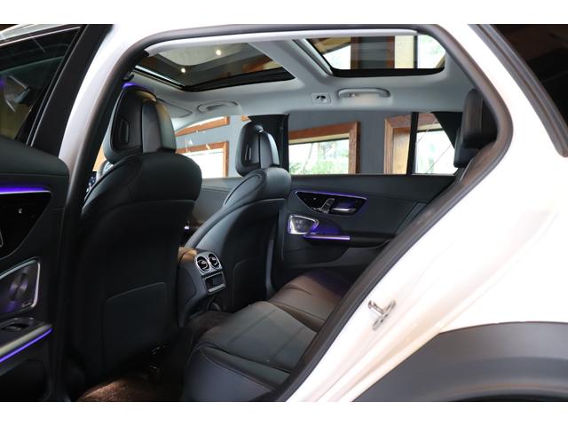 Cクラスオールテレイン C220d 4マチック オールテレイン レザーEXC パノラマSR レーダーセーフティ 黒革 シートヒーター シートクーラー ナビ Burmester3Dサラウンド 地デジ 360°カメラ コーナーセンサー FRドラレコ Pテールゲート(57枚目)