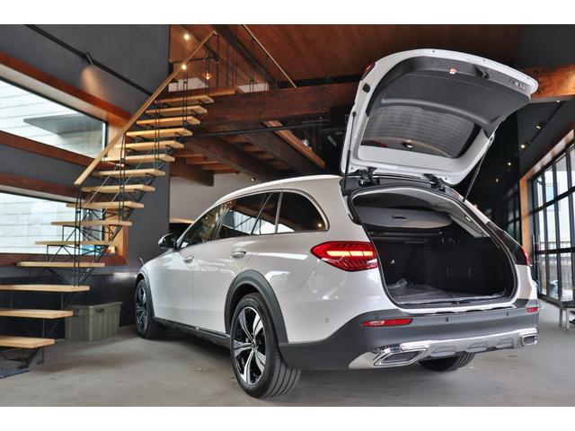 Cクラスオールテレイン C220d 4マチック オールテレイン レザーEXC パノラマSR レーダーセーフティ 黒革 シートヒーター シートクーラー ナビ Burmester3Dサラウンド 地デジ 360°カメラ コーナーセンサー FRドラレコ Pテールゲート(72枚目)