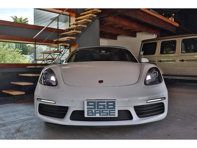 718ボクスター 718ボクスター 黒幌 パドルシフト ハーフレザー シートヒーター ナビ ETC Bカメラ コーナーセンサー レーダー探知機 ドラレコ 電動格納ドアミラー スポーツエキゾースト カラークレストセンターキャップ 19AW(2枚目)