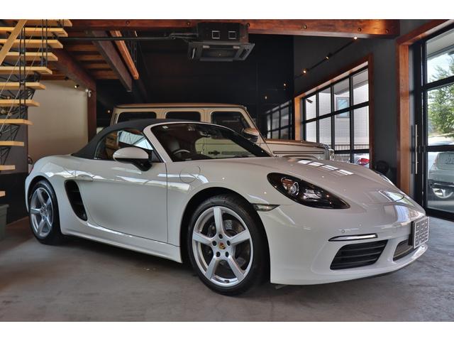 718ボクスター 718ボクスター 黒幌 パドルシフト ハーフレザー シートヒーター ナビ ETC Bカメラ コーナーセンサー レーダー探知機 ドラレコ 電動格納ドアミラー スポーツエキゾースト カラークレストセンターキャップ 19AW(22枚目)