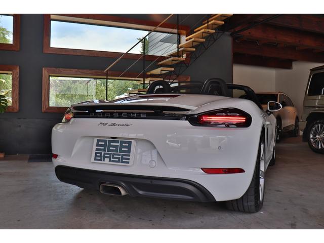 718ボクスター 718ボクスター 黒幌 パドルシフト ハーフレザー シートヒーター ナビ ETC Bカメラ コーナーセンサー レーダー探知機 ドラレコ 電動格納ドアミラー スポーツエキゾースト カラークレストセンターキャップ 19AW(26枚目)