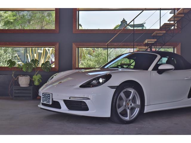 718ボクスター 718ボクスター 黒幌 パドルシフト ハーフレザー シートヒーター ナビ ETC Bカメラ コーナーセンサー レーダー探知機 ドラレコ 電動格納ドアミラー スポーツエキゾースト カラークレストセンターキャップ 19AW(29枚目)