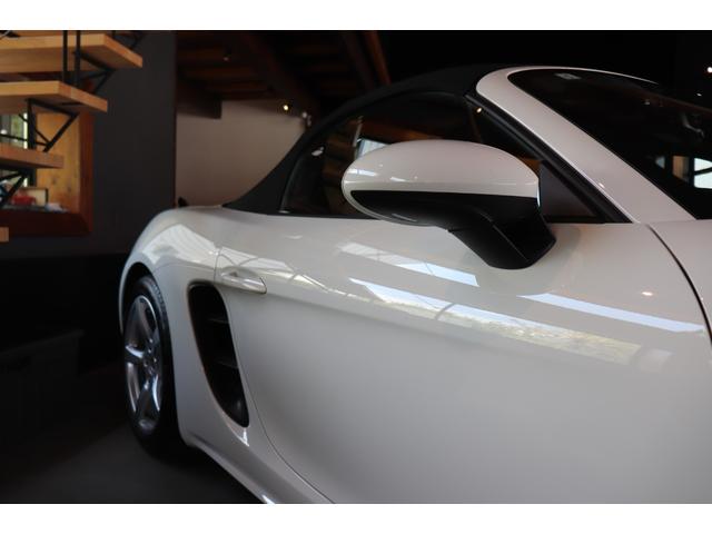 718ボクスター 718ボクスター 黒幌 パドルシフト ハーフレザー シートヒーター ナビ ETC Bカメラ コーナーセンサー レーダー探知機 ドラレコ 電動格納ドアミラー スポーツエキゾースト カラークレストセンターキャップ 19AW(31枚目)