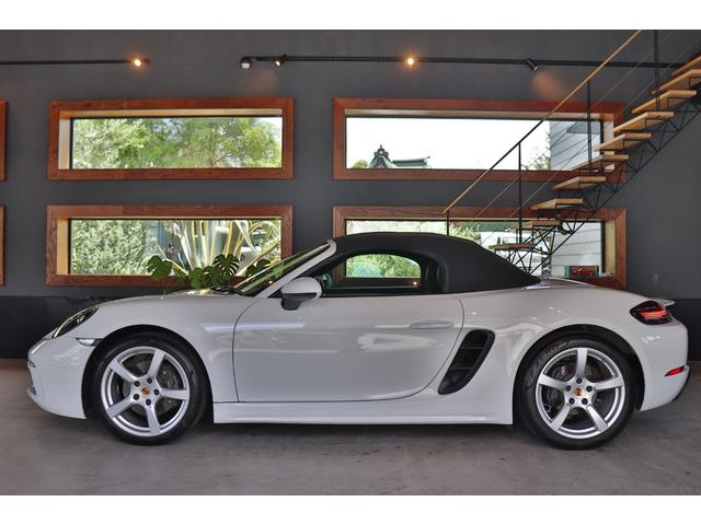 718ボクスター 718ボクスター 黒幌 パドルシフト ハーフレザー シートヒーター ナビ ETC Bカメラ コーナーセンサー レーダー探知機 ドラレコ 電動格納ドアミラー スポーツエキゾースト カラークレストセンターキャップ 19AW(36枚目)