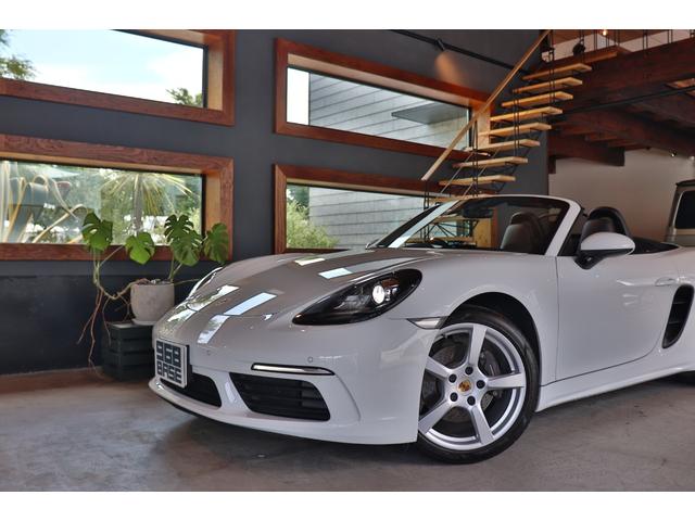 718ボクスター 718ボクスター 黒幌 パドルシフト ハーフレザー シートヒーター ナビ ETC Bカメラ コーナーセンサー レーダー探知機 ドラレコ 電動格納ドアミラー スポーツエキゾースト カラークレストセンターキャップ 19AW(38枚目)