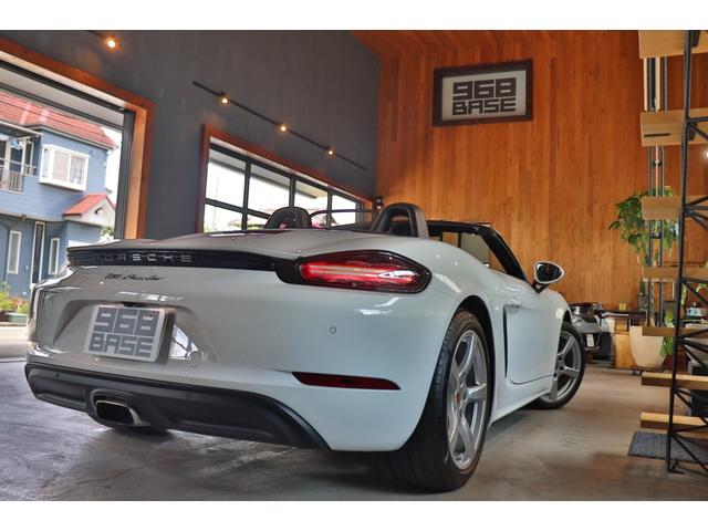 718ボクスター 718ボクスター 黒幌 パドルシフト ハーフレザー シートヒーター ナビ ETC Bカメラ コーナーセンサー レーダー探知機 ドラレコ 電動格納ドアミラー スポーツエキゾースト カラークレストセンターキャップ 19AW(40枚目)