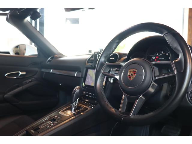 718ボクスター 718ボクスター 黒幌 パドルシフト ハーフレザー シートヒーター ナビ ETC Bカメラ コーナーセンサー レーダー探知機 ドラレコ 電動格納ドアミラー スポーツエキゾースト カラークレストセンターキャップ 19AW(56枚目)