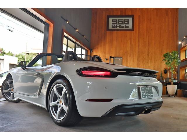 718ボクスター 718ボクスター 黒幌 パドルシフト ハーフレザー シートヒーター ナビ ETC Bカメラ コーナーセンサー レーダー探知機 ドラレコ 電動格納ドアミラー スポーツエキゾースト カラークレストセンターキャップ 19AW(70枚目)