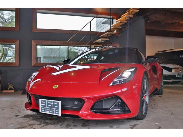 エミーラ Ｖ６　ファーストエディション　マグマレッド　フルブラックパック（グロスブラック）　１２ｗａｙ電動調整式プレミアムスポーツシート　シートヒーター　ディスプレイオーディオ　ドラレコ　レッドキャリパー　２０ＡＷ（5枚目）