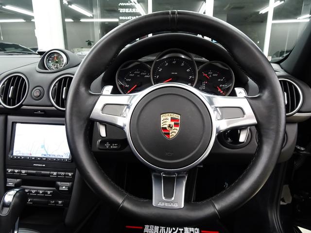 ボクスター ボクスター スポーツクロノパッケージ 18インチボクスターSブラックホイール カラークレスト シートヒーター HIDヘッドライト スポーツ&スポーツプラス パドルシフト スポーツステアリング ナビ テレビ CD(9枚目)