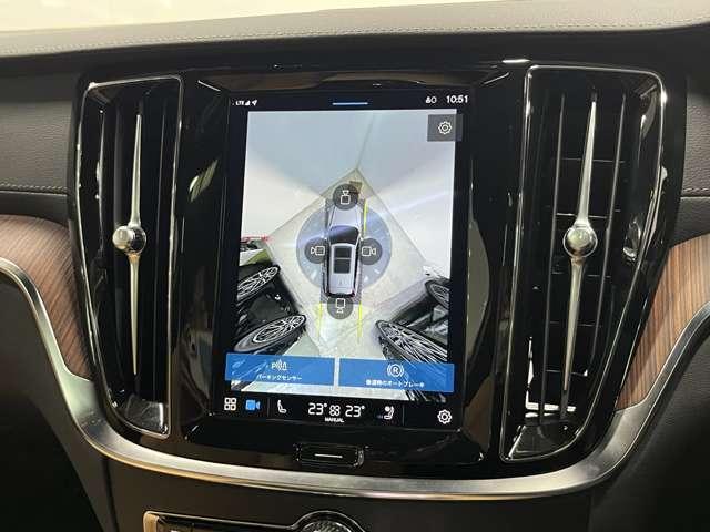 Ｖ６０ リチャジアルティメットＴ６ＡＷＤプラグインハイブリド　４ＷＤ　認定中古車　ワンオーナー　サンルーフ　ｈａｒｍａｎ／ｋａｒｄｏｎ　Ｇｏｏｇｌｅナビ　全周囲カメラ　インテリセーフ　茶革シート　リラクゼーション機能　ベンチレーション機能　純正ドラレコ　禁煙車（5枚目）