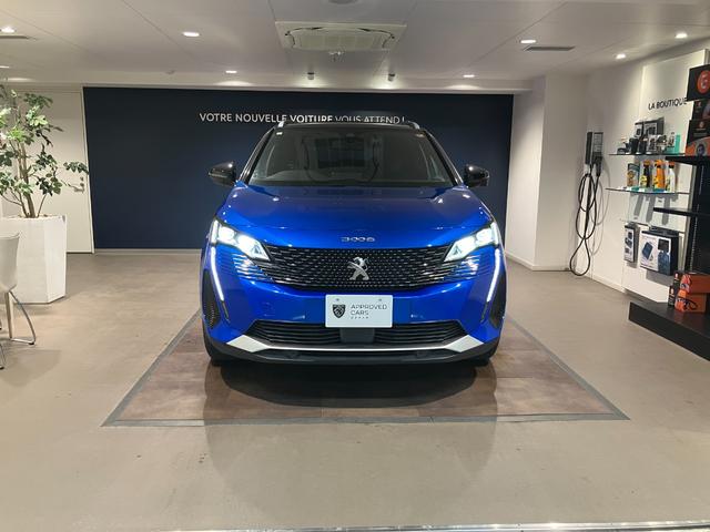 ３００８ ＧＴ　ブルーＨＤｉ　禁煙車両　ワンオ－ナ－　盗難防止システム　電動格納ミラー　記録簿　ＬＥＤライト　Ｂｌｕｅｔｏｏｔｈ　アクティブセーフティブレーキ　ターボ　ナビＴＶ　ドラレコ　フルセグＴＶ　オートエアコン　電動シート（5枚目）