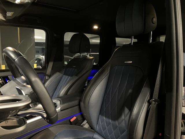 Ｇクラス Ｇ６３　認定中古車　本革シート　オブシディアンブラック　サンルーフ　ブルメスターサウンド　シートヒーター　ベンチレーター付き　パワーシート　３６０度カメラ　　アンビエントライト　ＬＥＤライト　クルーズコントロ（18枚目）