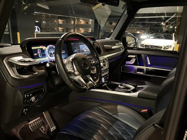 Ｇクラス Ｇ６３　認定中古車　本革シート　オブシディアンブラック　サンルーフ　ブルメスターサウンド　シートヒーター　ベンチレーター付き　パワーシート　３６０度カメラ　　アンビエントライト　ＬＥＤライト　クルーズコントロ（25枚目）