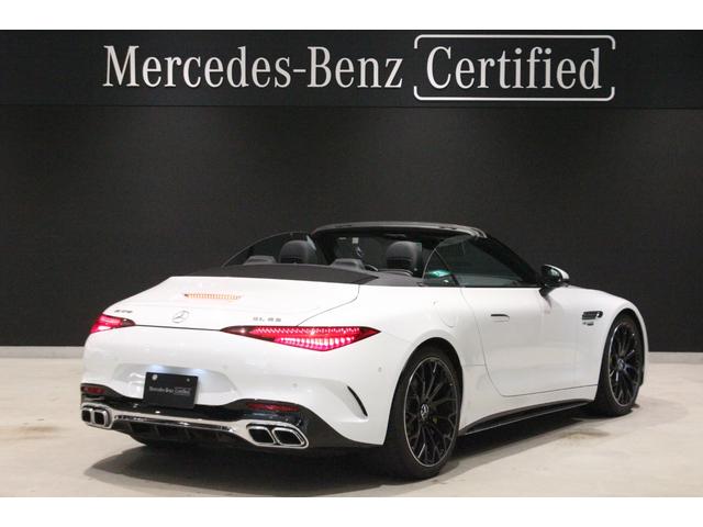 ＳＬ ＳＬ６３　４マチック＋　弊社元デモカー　新車保証継承　オパリスホワイト　アップルカープレイ　Ｂｒｕｍｅｓｔｅｒサウンドスピーカー　ワイヤレスチャージング　３６０°カメラシステム　エアスカーフ　ＡＭＧパフォーマンスステアリング（6枚目）