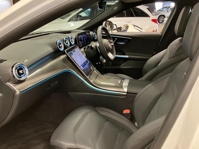 Ｃクラス Ｃ６３　Ｓ　Ｅ　パフォーマンス　認定中古車　本革シート　ヘッドアップディスプレイ　３６０°カメラ　ブルメスター　アンビエントライト　サンルーフ　ＥＴＣ　ＭＢＵＸ　純正ドライブレコーダー　ＬＥＤヘッドライト　シートベンチレーター　シー（38枚目）