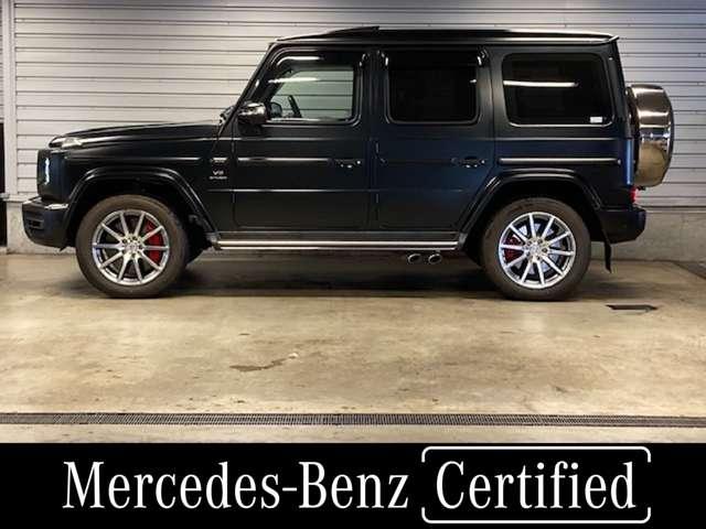 Ｇクラス Ｇ６３　ＡＭＧレザーエクスクルーシブパッケージ　弊社ユーザー様お下取り車両　ガラススライディングルーフ　アダプティブダンピングシステム　ＡＭＧレッドブレーキキャリパー　ナッパレザーシート　ＡＭＧパフォーマンスステアリング（3枚目）