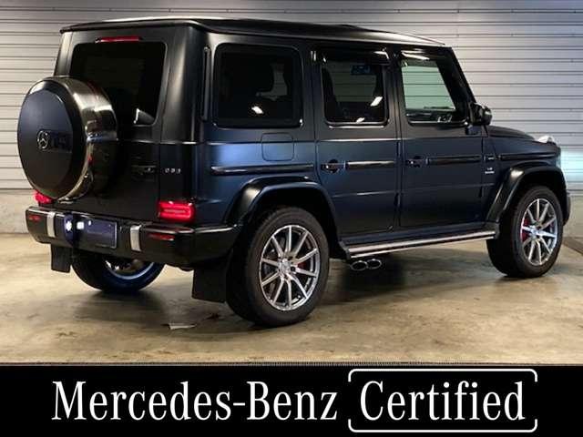 Ｇクラス Ｇ６３　ＡＭＧレザーエクスクルーシブパッケージ　弊社ユーザー様お下取り車両　ガラススライディングルーフ　アダプティブダンピングシステム　ＡＭＧレッドブレーキキャリパー　ナッパレザーシート　ＡＭＧパフォーマンスステアリング（4枚目）