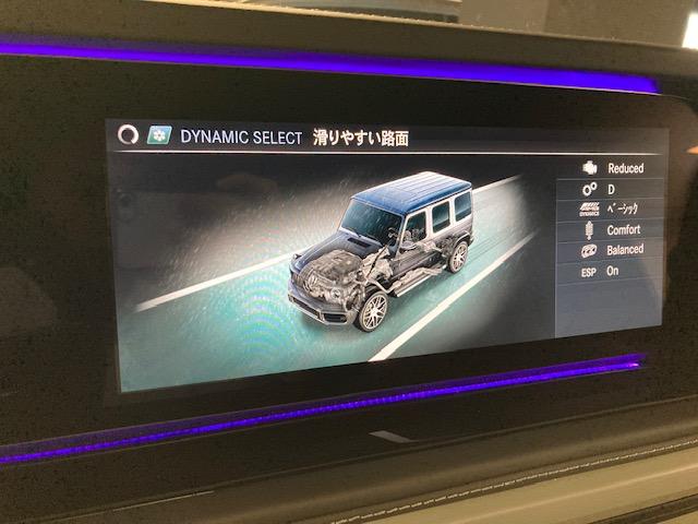 Ｇクラス Ｇ６３　ＡＭＧレザーエクスクルーシブパッケージ　弊社ユーザー様お下取り車両　ガラススライディングルーフ　アダプティブダンピングシステム　ＡＭＧレッドブレーキキャリパー　ナッパレザーシート　ＡＭＧパフォーマンスステアリング（40枚目）