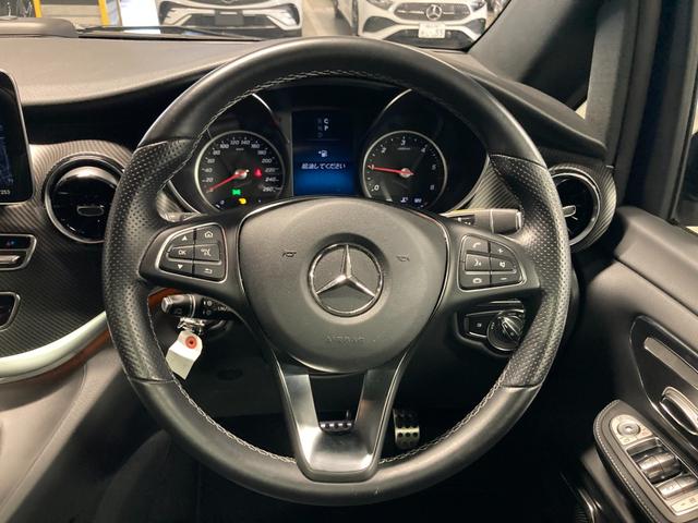 Ｖクラス Ｖ２２０ｄアバンギャルドロングＡＭＧラインパッケージ　Ｖ２２０ｄ　　アバンギャルド　Ｌｏｎｇ　新車保証　認定中古車　ディーゼル　ＡＭＧライン　本革シート　３列目シート　３列目シガーソケット　サンルーフ　３６０°カメラ　ブランドロゴプロジェクターライト（9枚目）