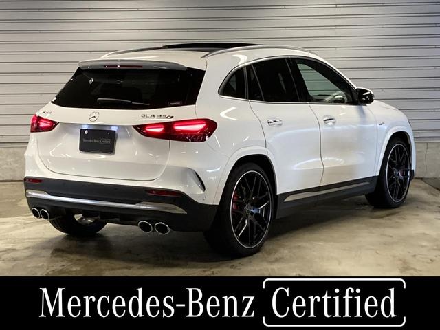 ＧＬＡクラス ＧＬＡ４５　Ｓ　４マチック＋　認定中古車　直４ターボ　パフォーマンスシート　ヘッドアップディスプレイ　サンルーフ　アンビエントライト　３６０度カメラ　シートヒーター　電動パワーシート　シートベンチレーター　ワイヤレスチャージン（4枚目）