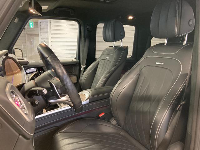 Ｇクラス Ｇ６３　ＡＭＧレザーエクスクルーシブパッケージ　新車保証継承　認定中古車　ワンオーナー　デジーノデザートサンド（ＡＭＧ特別カラー）　　内装（ライトブラウン＆ブラック）　本革シート（ナッパーレザー）　サンルーフ　３６０°カメラ　シートエアコン　左ハン（6枚目）