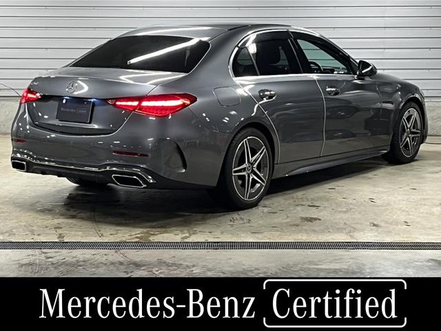 Ｃクラス Ｃ２００アバンギャルド　ＡＭＧラインパッケージ　認定中古車２年保証　レザーエクスクルーシブパッケージ　ＡＭＧラインパッケージ　レーダーセーフティパッケージ　３６０°カメラシステム　アップルカープレイ　メモリー付きパワーシート（4枚目）