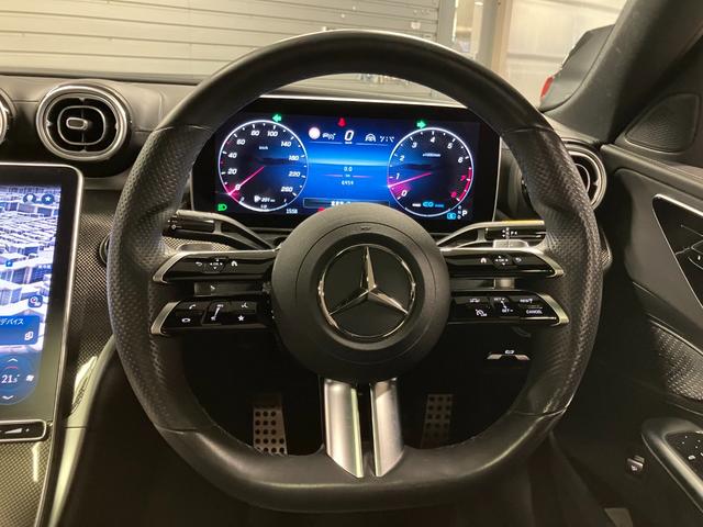 Cクラス C200アバンギャルド AMGラインパッケージ 認定中古車 レーダーセーフティPKG AMGライン レザーエクスクルーシブPKG パノラマ オパリスホワイト MBUX ヘッドアップディスプレイ 360度カメラ 自動開閉トランク ワイヤレスチャージャ(11枚目)