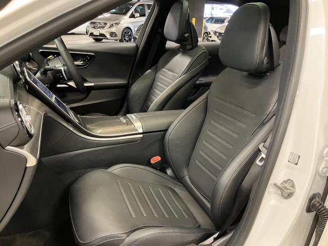 Cクラス C200アバンギャルド AMGラインパッケージ 認定中古車 レーダーセーフティPKG AMGライン レザーエクスクルーシブPKG パノラマ オパリスホワイト MBUX ヘッドアップディスプレイ 360度カメラ 自動開閉トランク ワイヤレスチャージャ(32枚目)