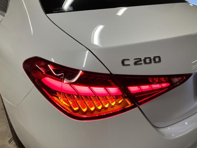 Cクラス C200アバンギャルド AMGラインパッケージ 認定中古車 レーダーセーフティPKG AMGライン レザーエクスクルーシブPKG パノラマ オパリスホワイト MBUX ヘッドアップディスプレイ 360度カメラ 自動開閉トランク ワイヤレスチャージャ(37枚目)