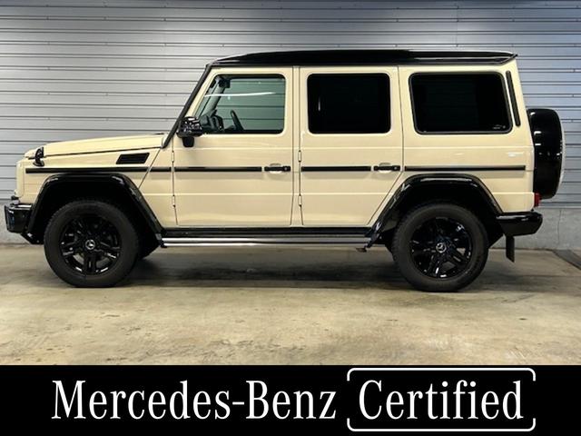 Gクラス G350d ヘリテージエディション 認定中古車 ライトアイボリー ディストロニック ブラインドスポット 18インチ専用AW ナイトPKG 本革シート サンルーフ 前席・後席シートヒーター 前席パワーシート センターコンソール専用プレート(2枚目)