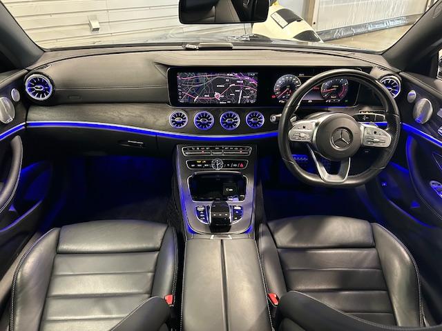 Eクラス E200 クーペ スポーツ 認定中古車 弊社ユーザー様お下取り レーダーセーフティPKG レザーPKG パノラマ オブシディアンブラック 前席パワーシート シートヒーター ブルメスターサウンド 360度カメラ(9枚目)
