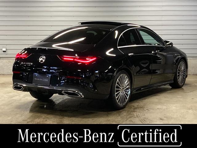 CLAクラス CLA200d AMGラインパッケージ 認定中古車 弊社デモカー AMGライン レザーARTICO/マイクロカットシート コスモスブラック 19インチ純正AW 360度カメラ 前席パワーシート シートヒーター 純正ドライブレコーダー(2枚目)