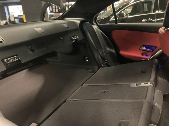 Aクラスセダン A200d セダン AMGラインパッケージ 認定中古車 弊社デモカー AMGライン レザーエクスクルーシブPKG 前席パワーシート シートヒーター 本革赤黒シート MBUX ワイヤレスチャージャー アンビエントライト64色 前後純正ドラレコ(26枚目)