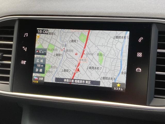GT ブルーHDi 当店デモアップ車 純正ナビ&ETC装着済み アクティブクルーズコントロール アクティブブラインドスポットモニターシステム パークアシスト ドライバースポーツパック 新車保証継承(6枚目)